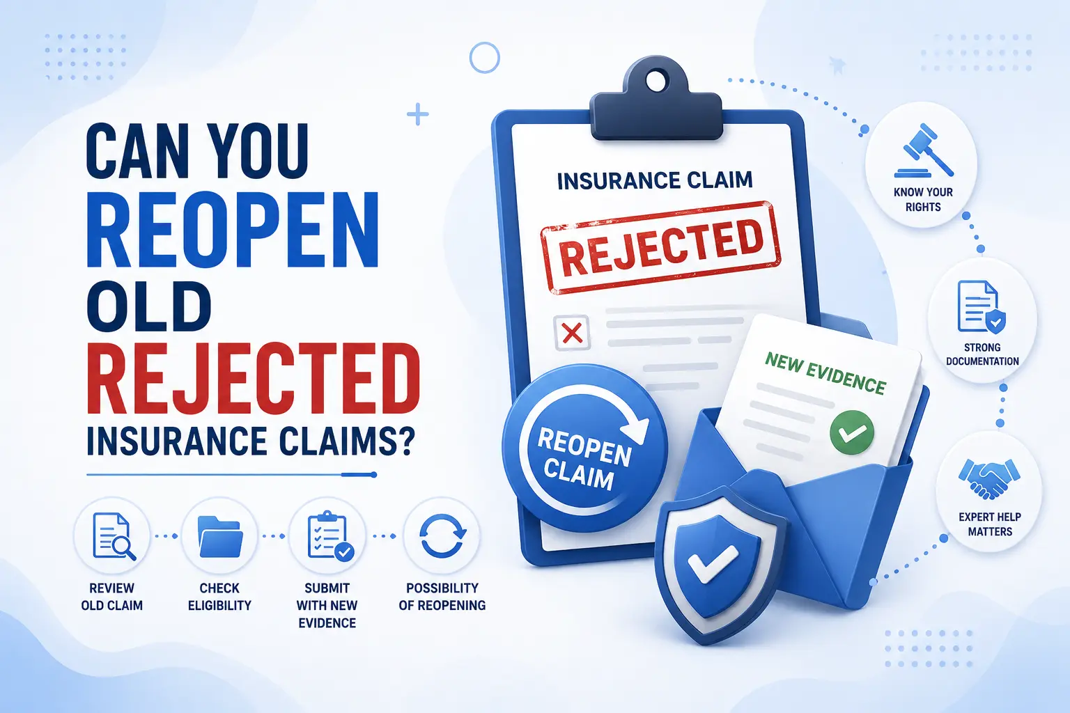 Can You Reopen Old Rejected Insurance Claims?