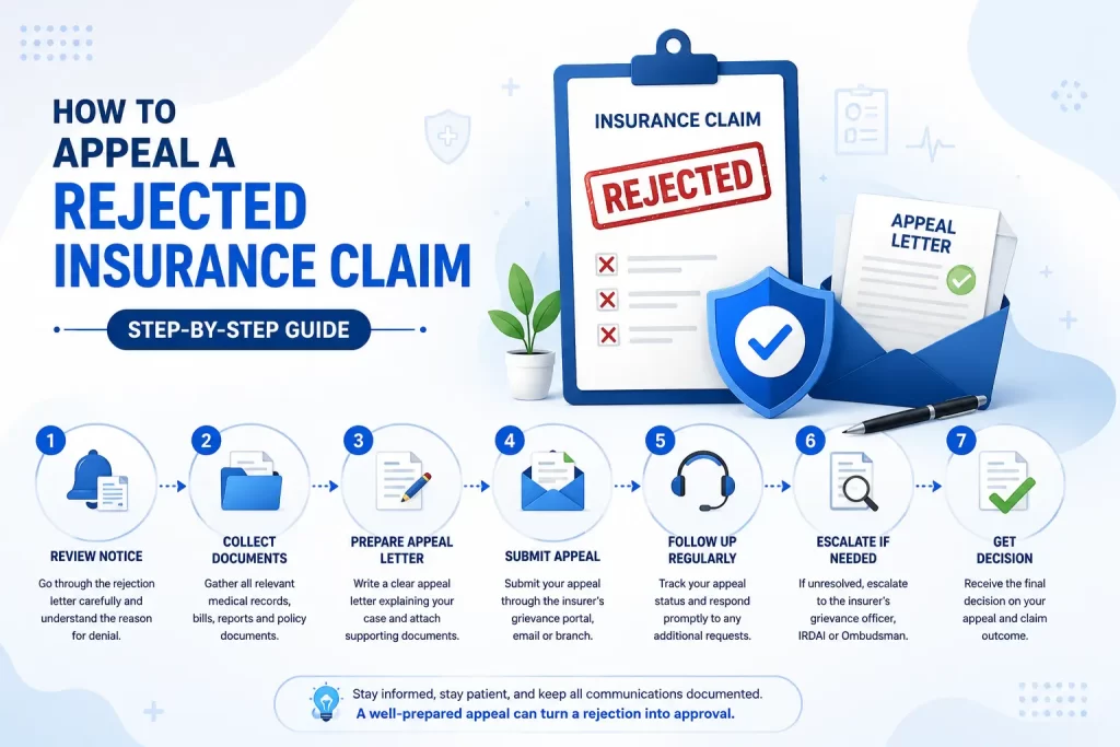 How to Appeal a Rejected Insurance Claim (Step-by-Step Guide)