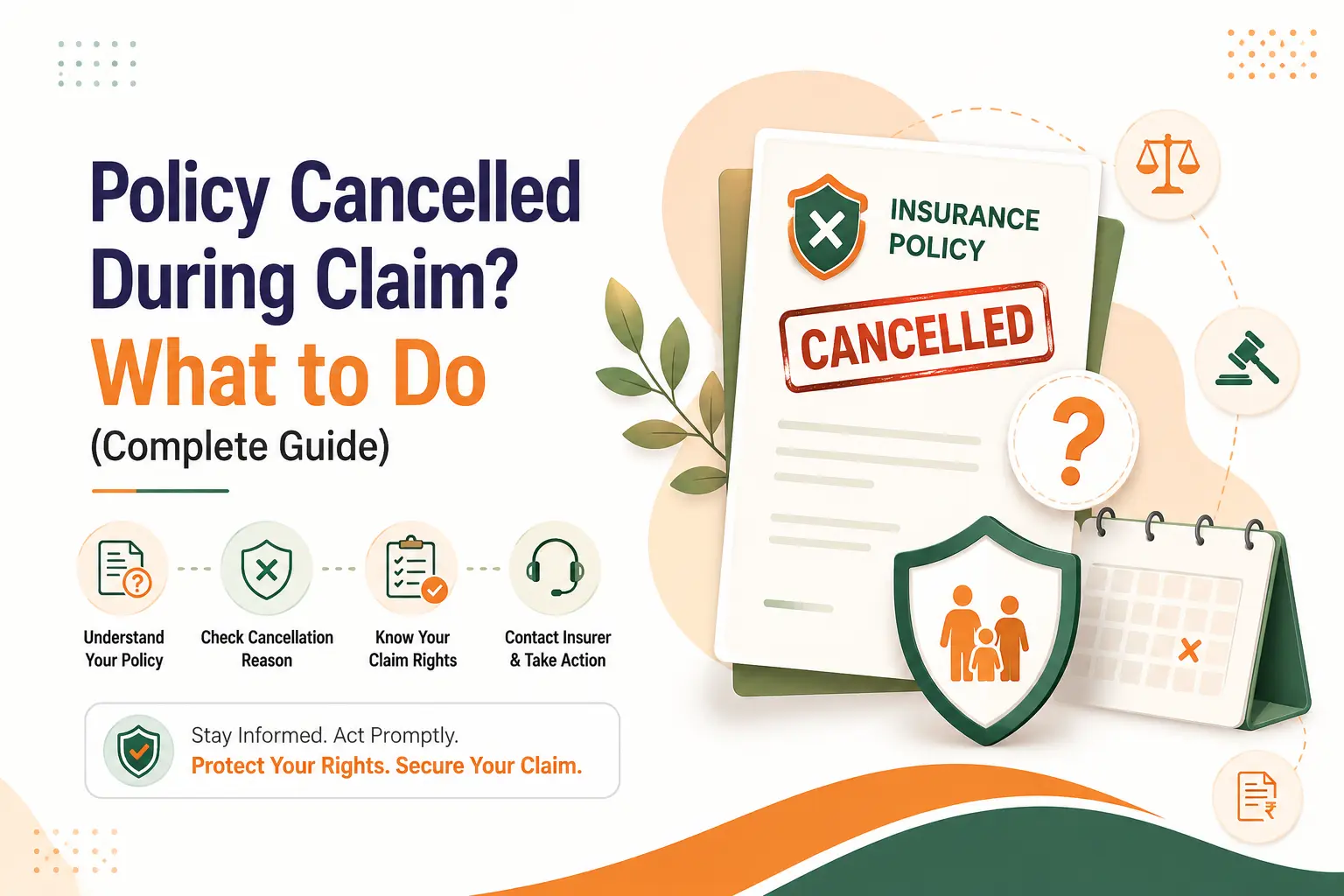 Policy Cancelled During Claim? What to Do (Complete Guide)