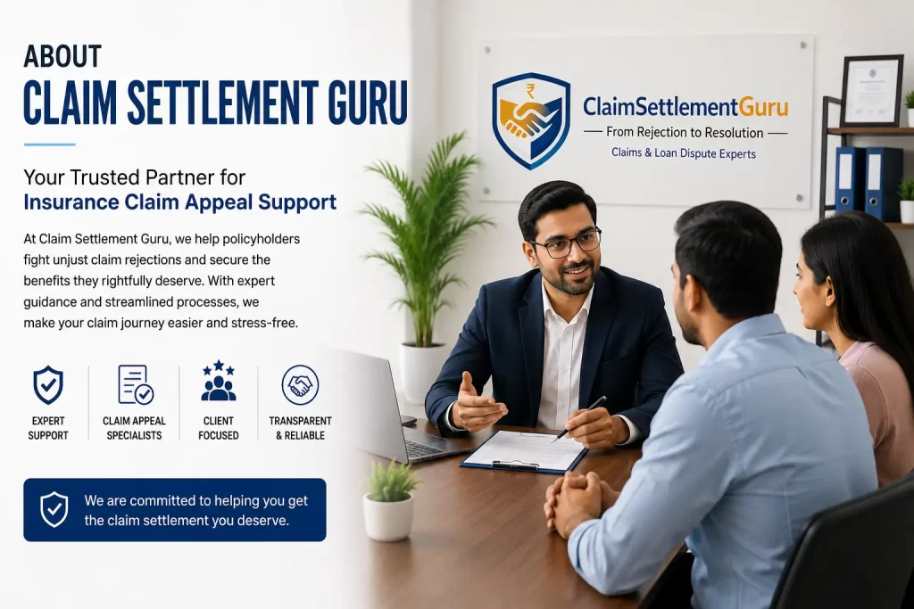 About Claim Settlement Guru insurance claim appeal experts